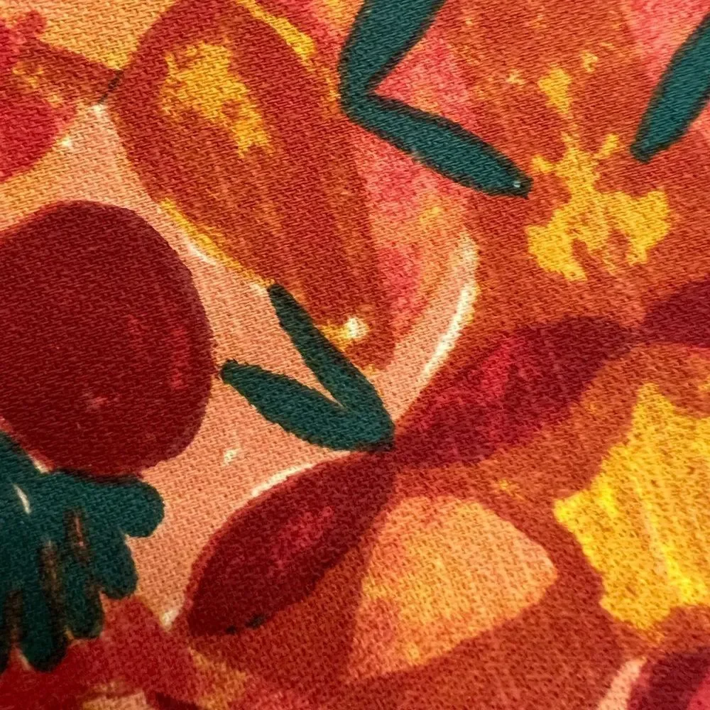 Opalhouse 70" Cotton Calling In The Abundance Round Table Cloth - Picture 5 of 7